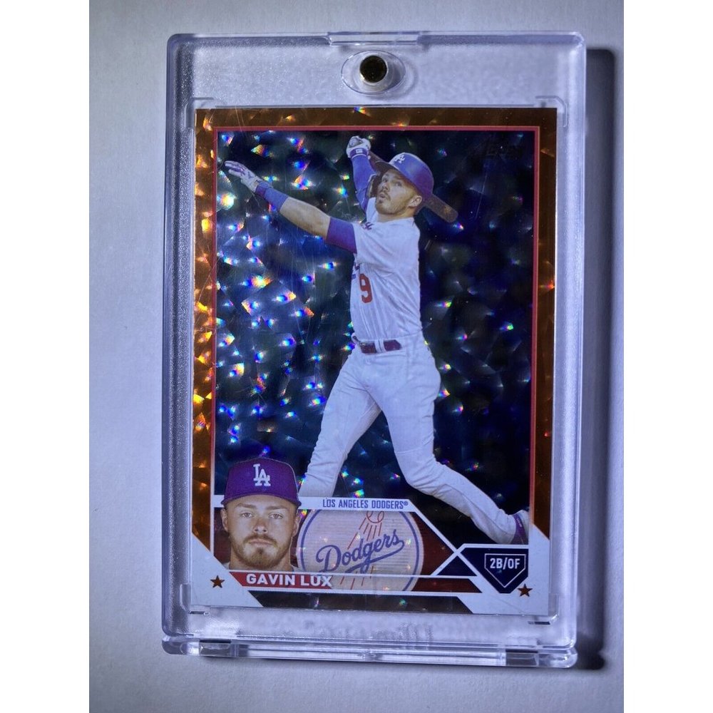 2023 Topps Gavin Lux Orange Foil Parallel /299 #247 Los Angeles Dodgers
